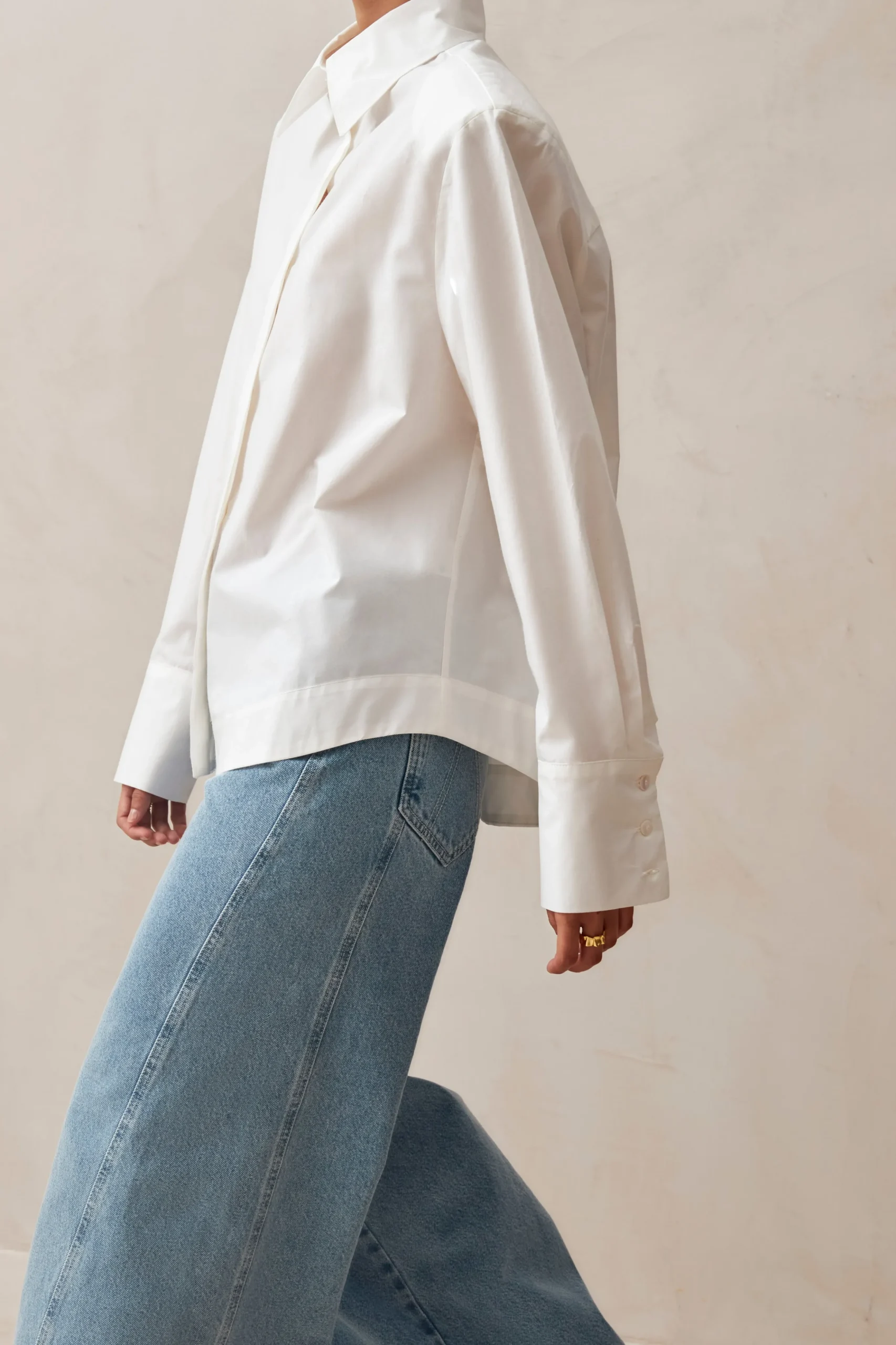 Abule - White Cotton Shirt