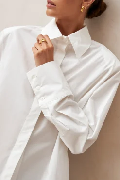 Abule - White Cotton Shirt