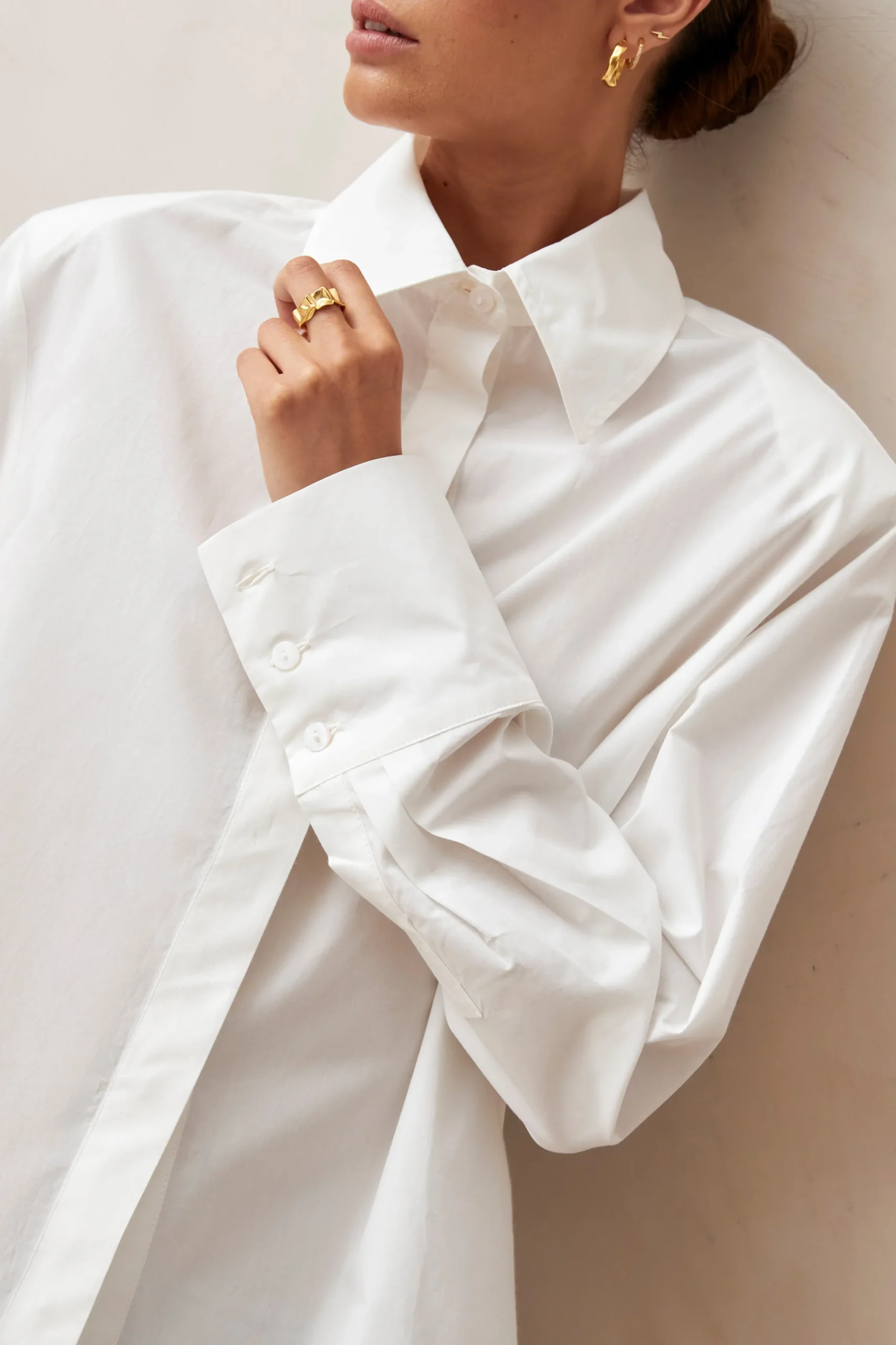 Abule - White Cotton Shirt