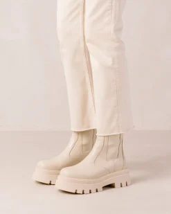 All Rounder - Botas De Piel Blancas
