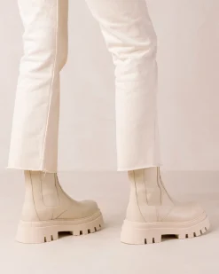 All Rounder - Botas De Piel Blancas