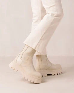 All Rounder - Botas De Piel Blancas
