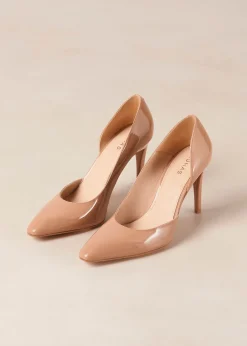 Amelia Onix Tacones De Cuero Beige