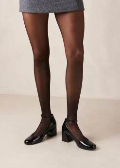 Antoine Onix Tacones De Cuero Negro