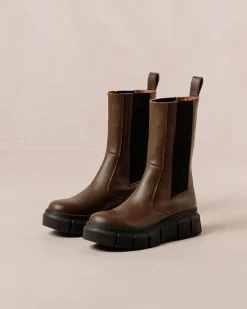 Armor - Botas De Piel Marrón