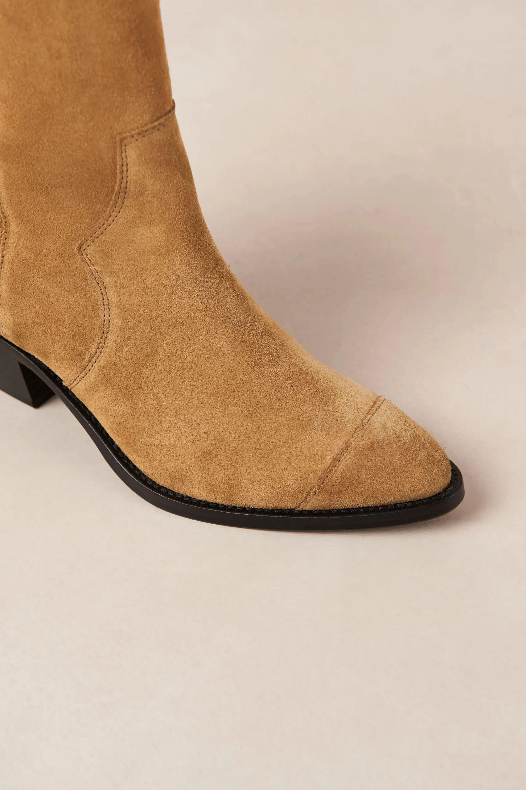 Austin - Suede Cowboy Ankle Boots