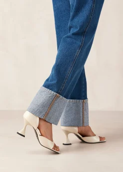 Beijos - Tacones Con Correa Al Tobillo En Color Crema