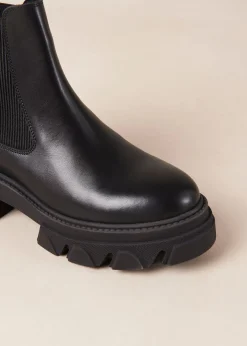 Berenice - Botines Chelsea De Cuero Negro