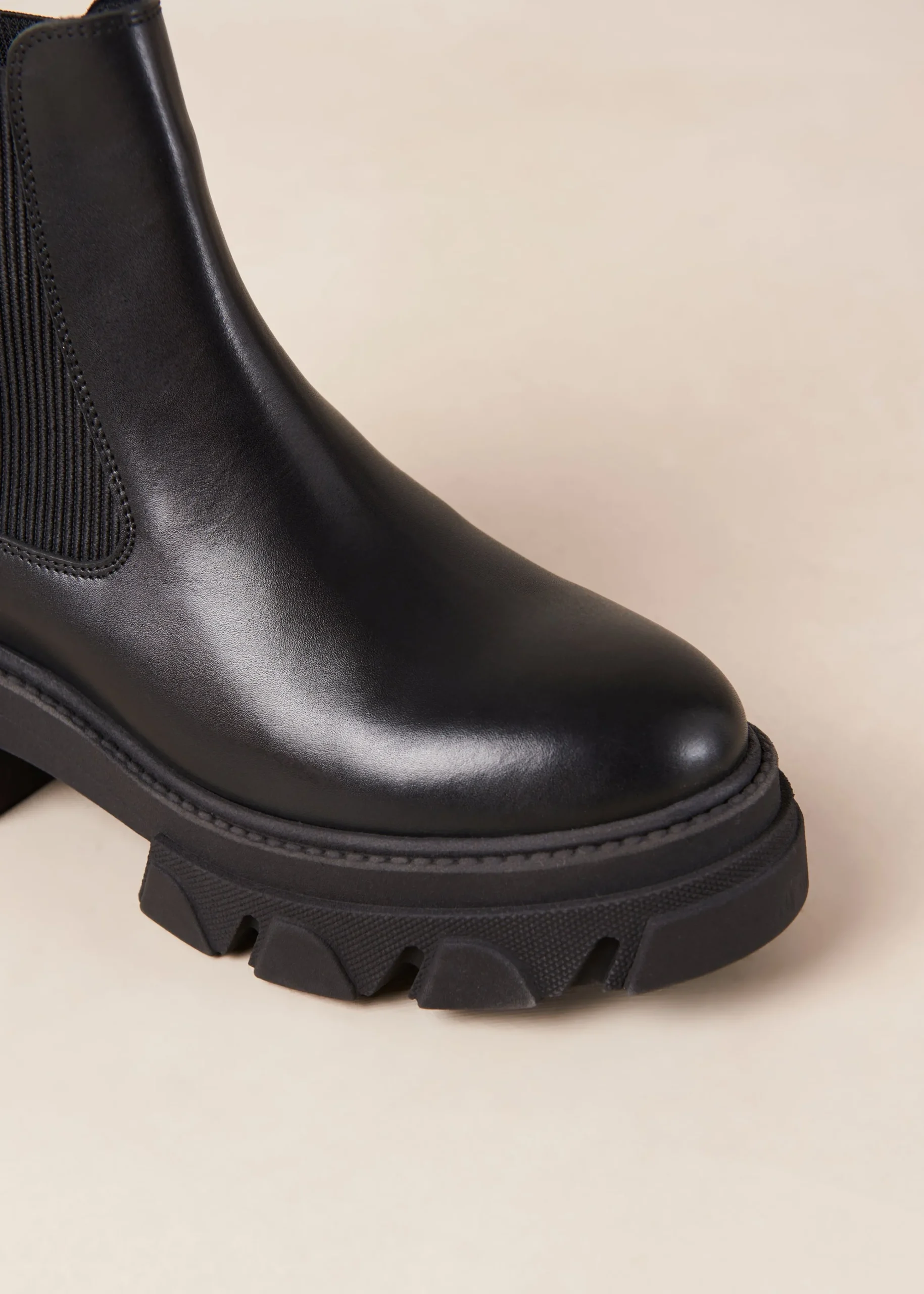 Berenice - Botines Chelsea De Cuero Negro
