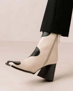 Blair - Botas De Piel Negras Y Blancas