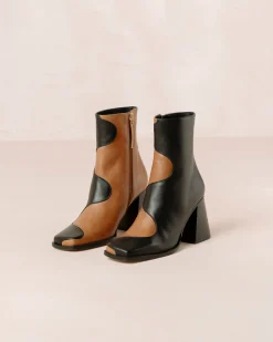 Blair - Botas De Piel Negras Y Marrones