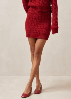 Blake Falda De Punto Rojo
