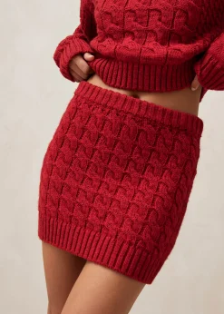 Blake Falda De Punto Rojo