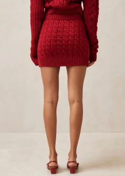 Blake Falda De Punto Rojo