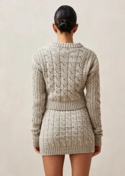 Blossom Jersey De Punto Gris