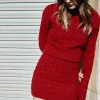 Blossom Jersey De Punto Rojo