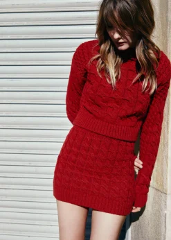 Blossom Jersey De Punto Rojo