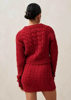 Blossom Jersey De Punto Rojo