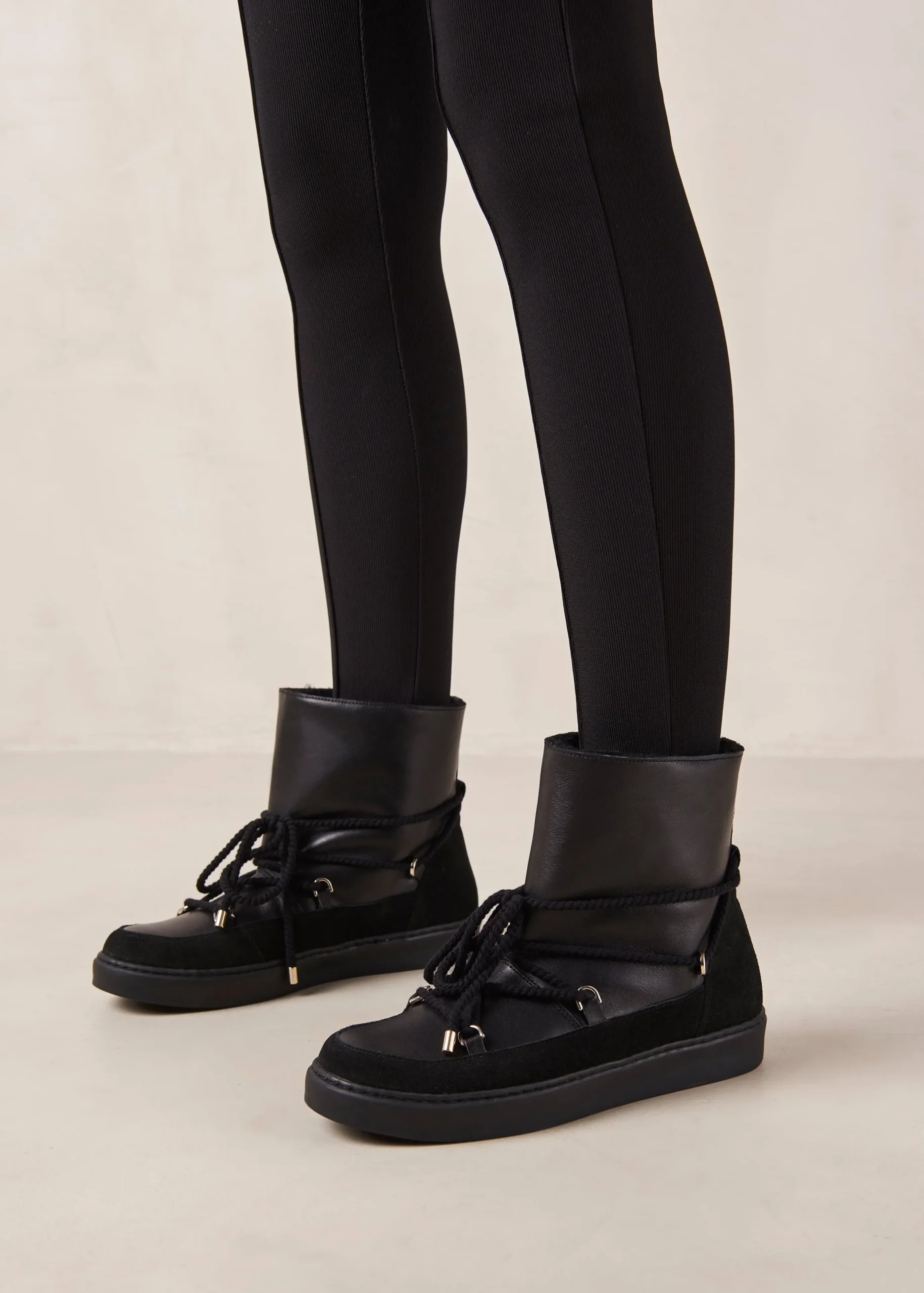 Borealis - Botas Negras De Piel