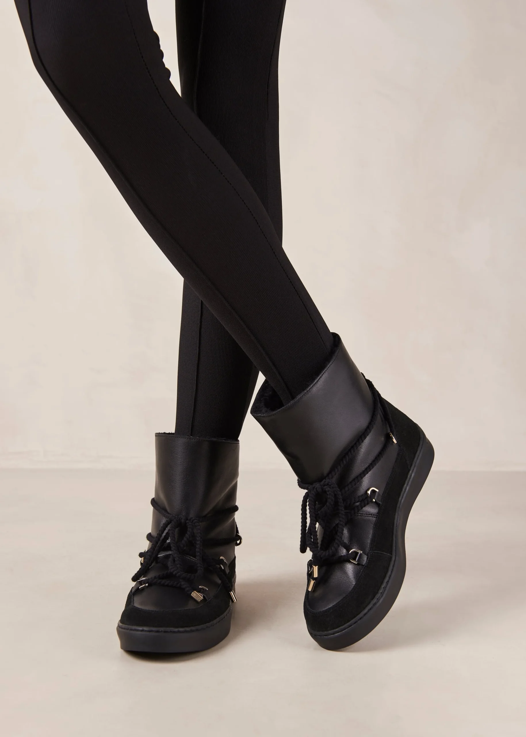 Borealis - Botas Negras De Piel