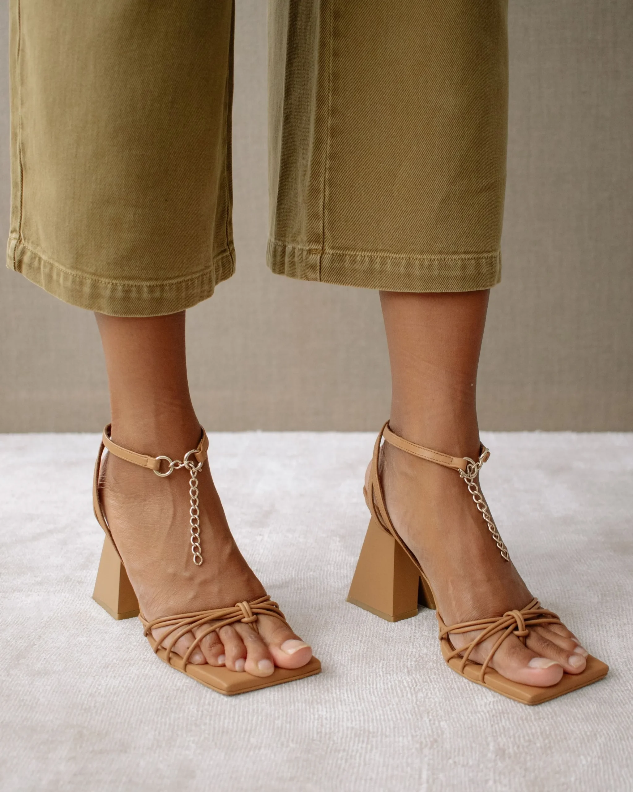 Cactus - Sandalias Marrones De Piel