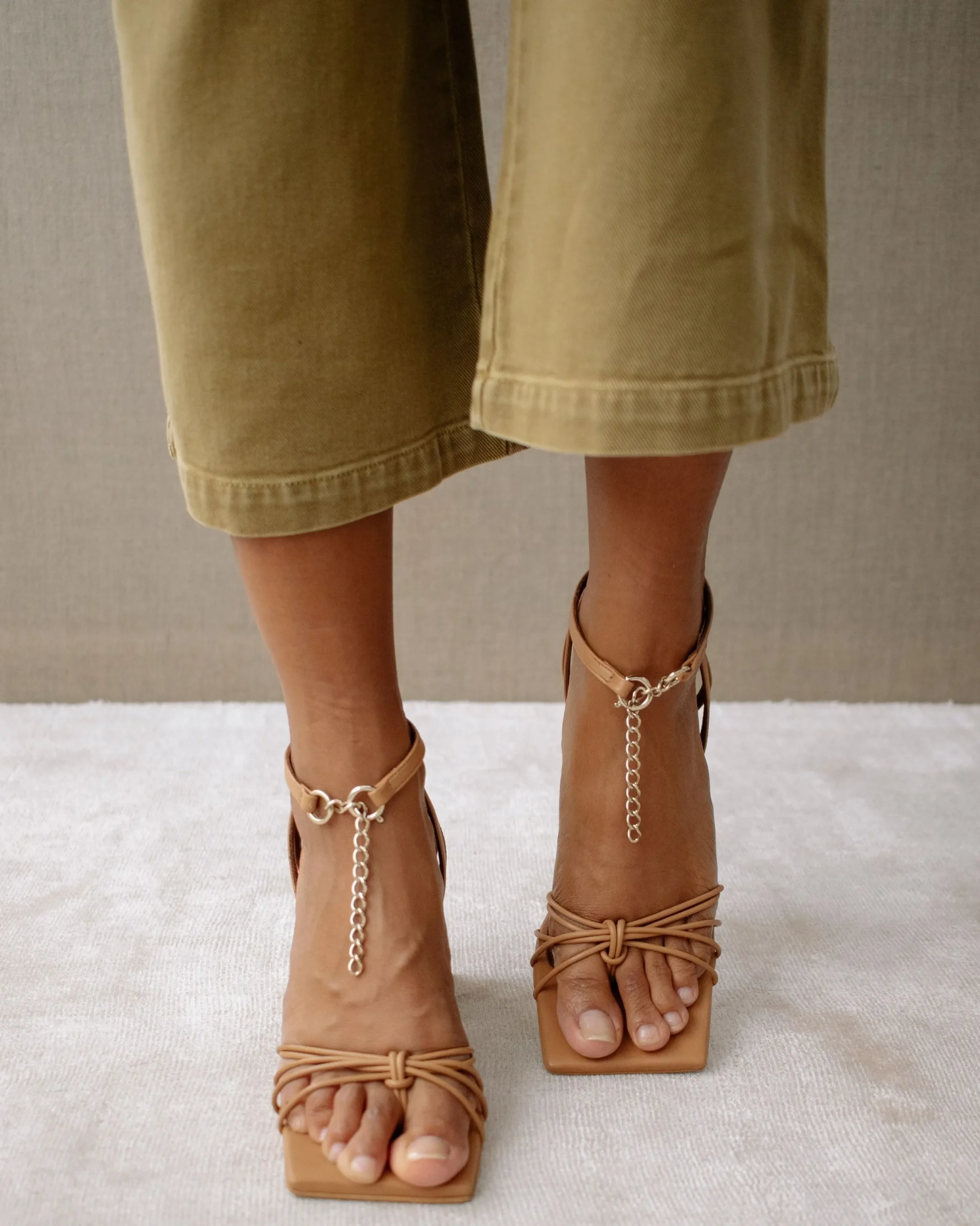 Cactus - Sandalias Marrones De Piel