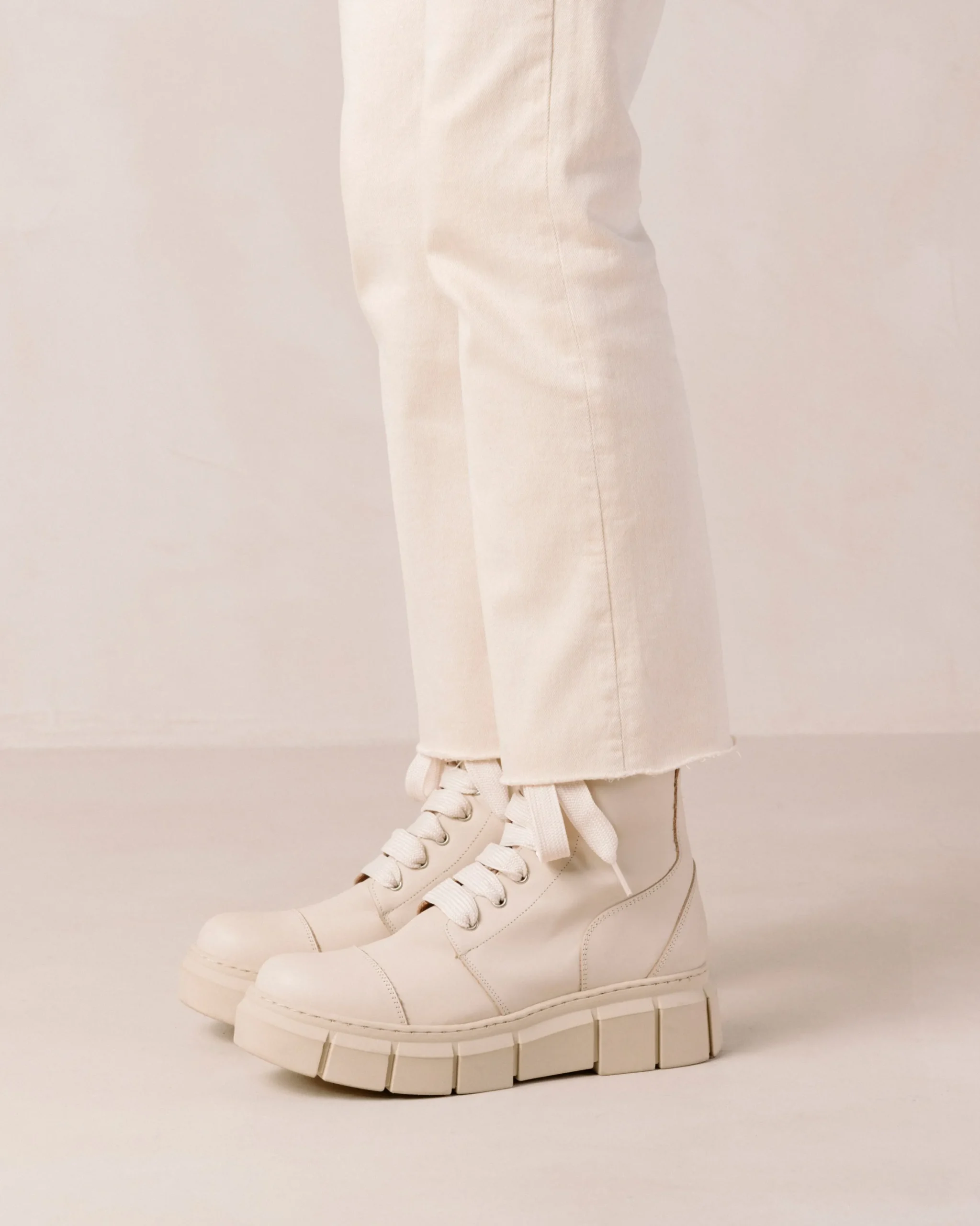 Can Can - Botas De Piel Beige
