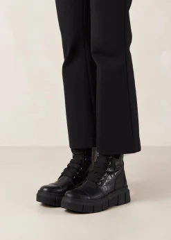 Can Can Croco - Botas Negras De Piel