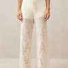 Capri - Pantalón De Ganchillo Beige