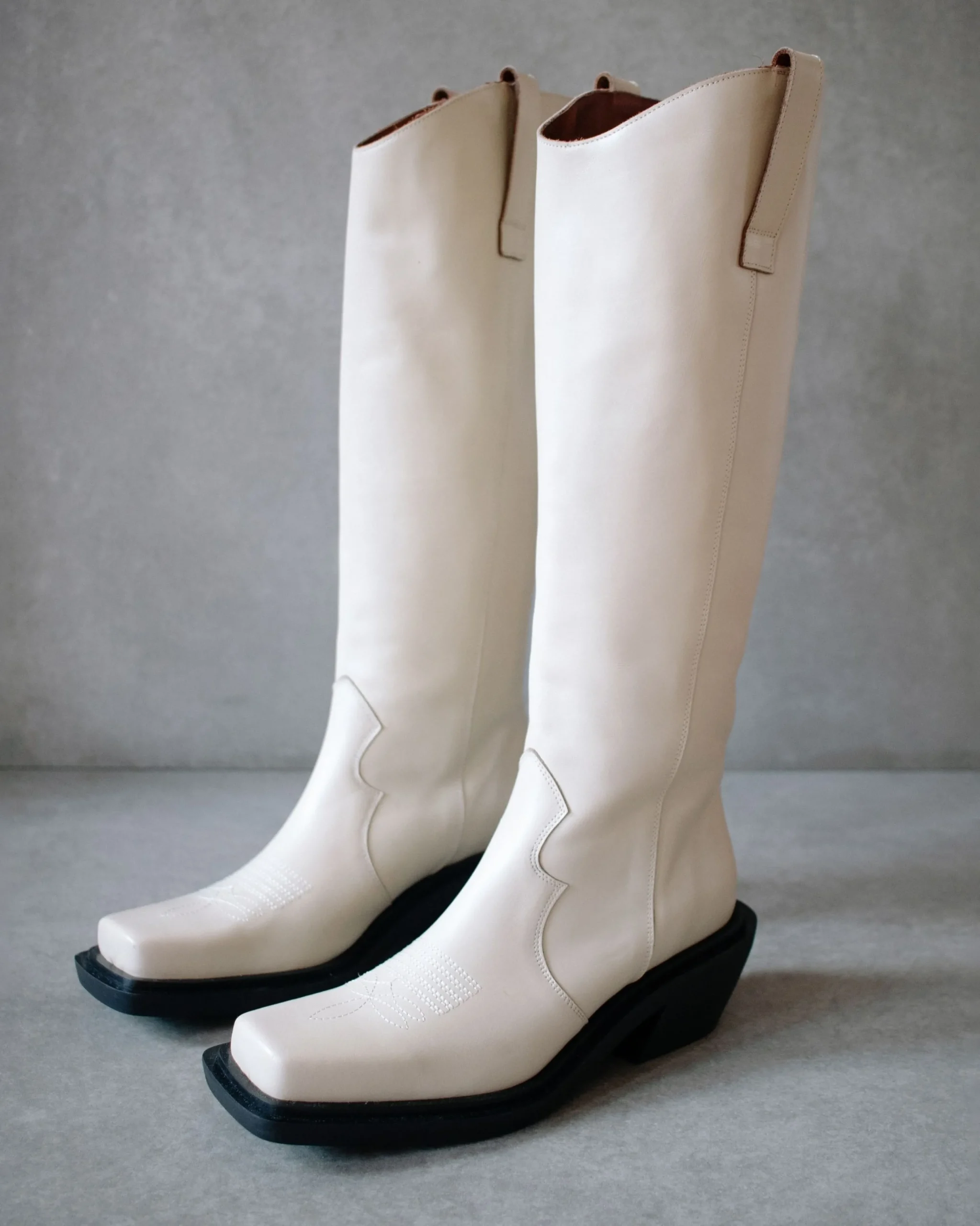 Cattle - Botas Blancas De Piel