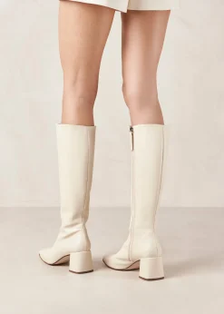 Chalk - Botas Blancas De Piel Vegana