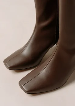 Chalk - Botas Marrón Oscuro De Piel Vegana