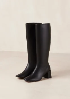 Chalk - Botas Negras De Piel Vegana