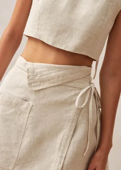 Chari Mini Falda Beige