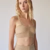 Charm - Top De Punto Beige