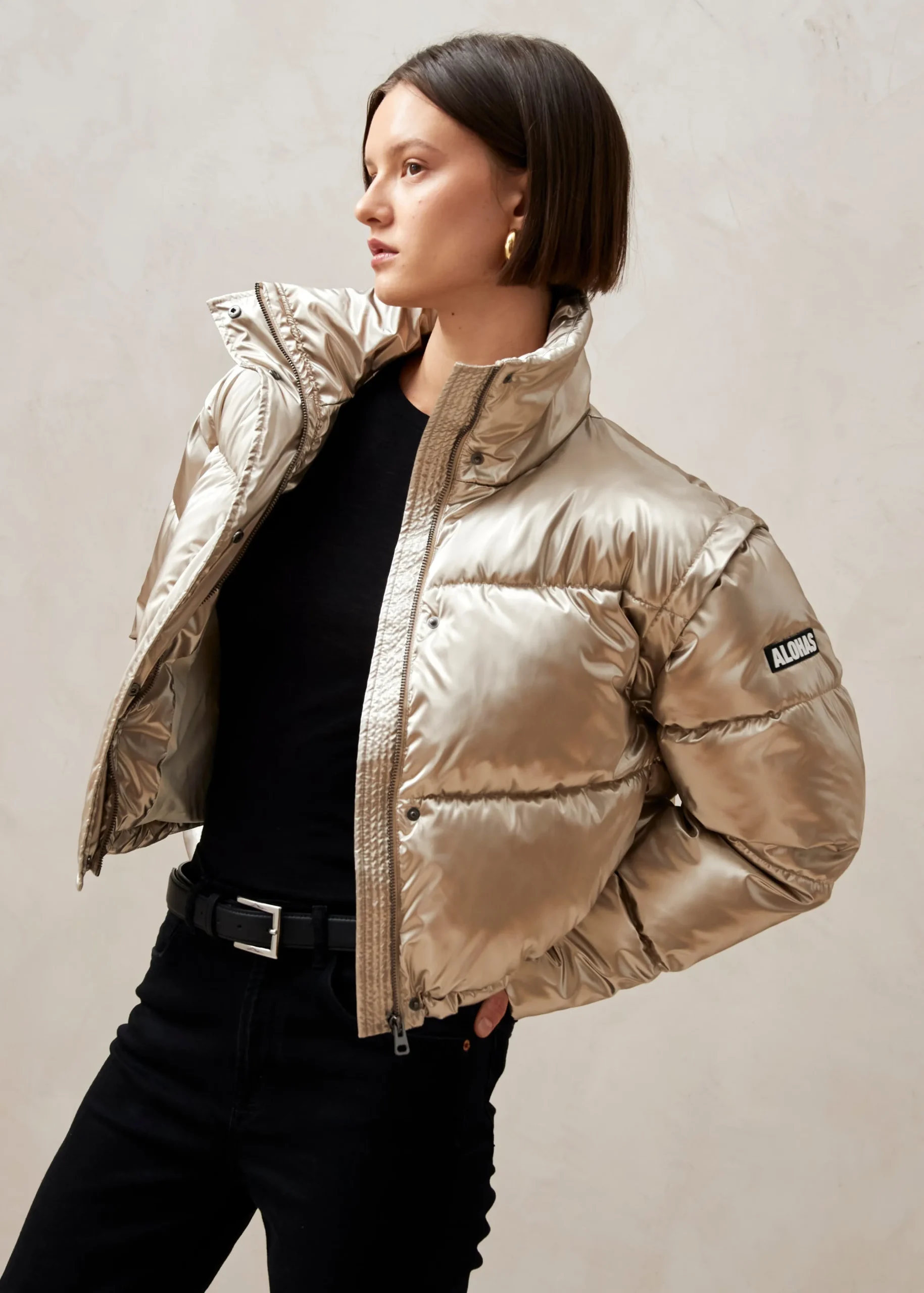 Chicago - Chaqueta Acolchada Dorada