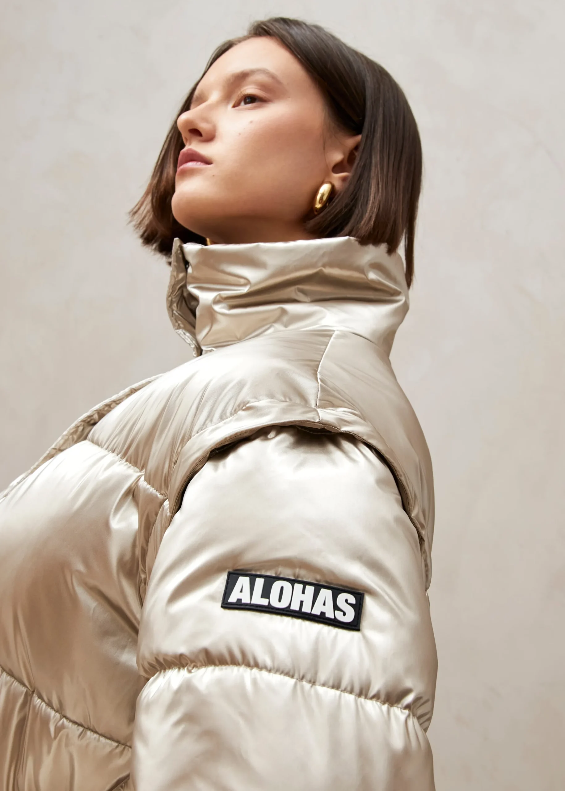 Chicago - Chaqueta Acolchada Dorada