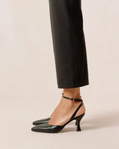 Cinderella - Tacones Negros De Piel