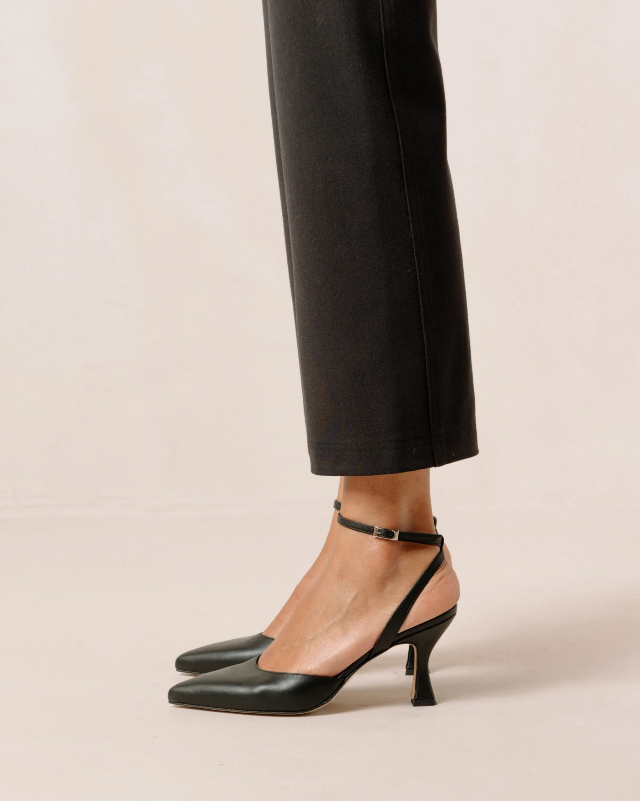 Cinderella - Tacones Negros De Piel