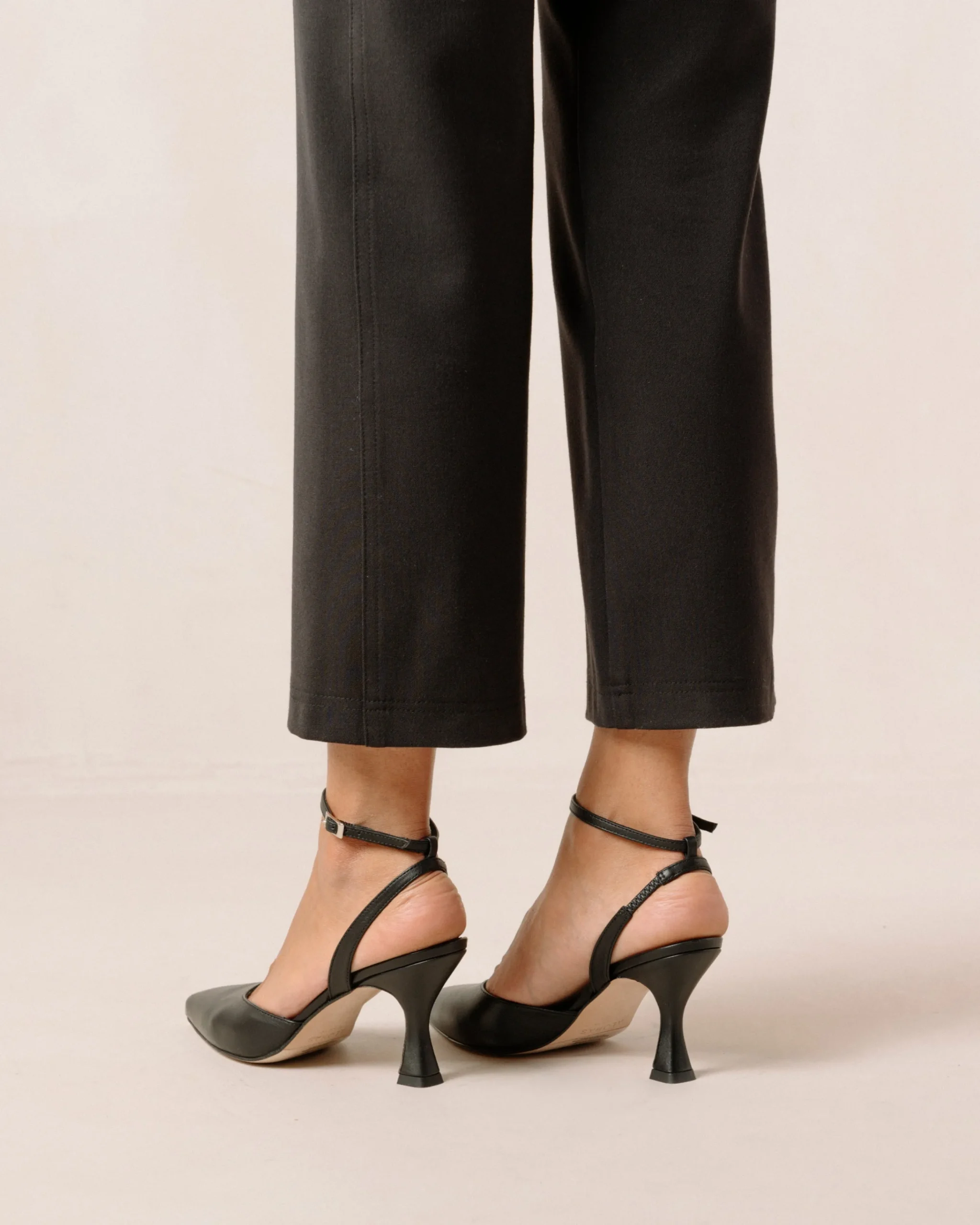 Cinderella - Tacones Negros De Piel