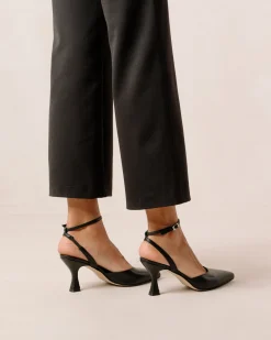 Cinderella - Tacones Negros De Piel