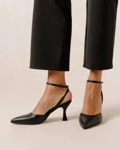 Cinderella - Tacones Negros De Piel