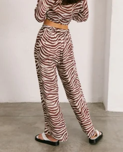 Cliffhanger Safari - Pantalones Marrones Y Blancos
