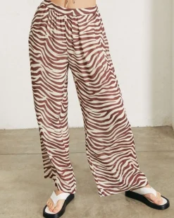 Cliffhanger Safari - Pantalones Marrones Y Blancos