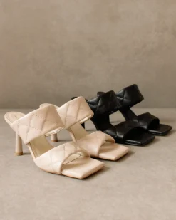 Conner - Sandalias De Piel Blancas