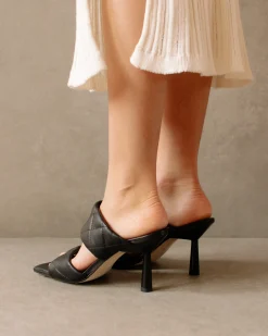 Conner - Sandalias De Piel Negras