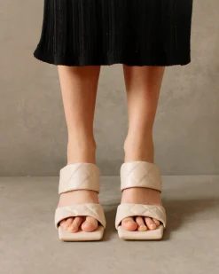 Conner - Sandalias De Piel Blancas