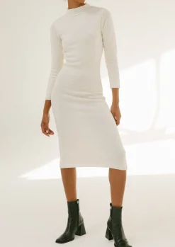 Conquest - Vestido De Punto Blanco