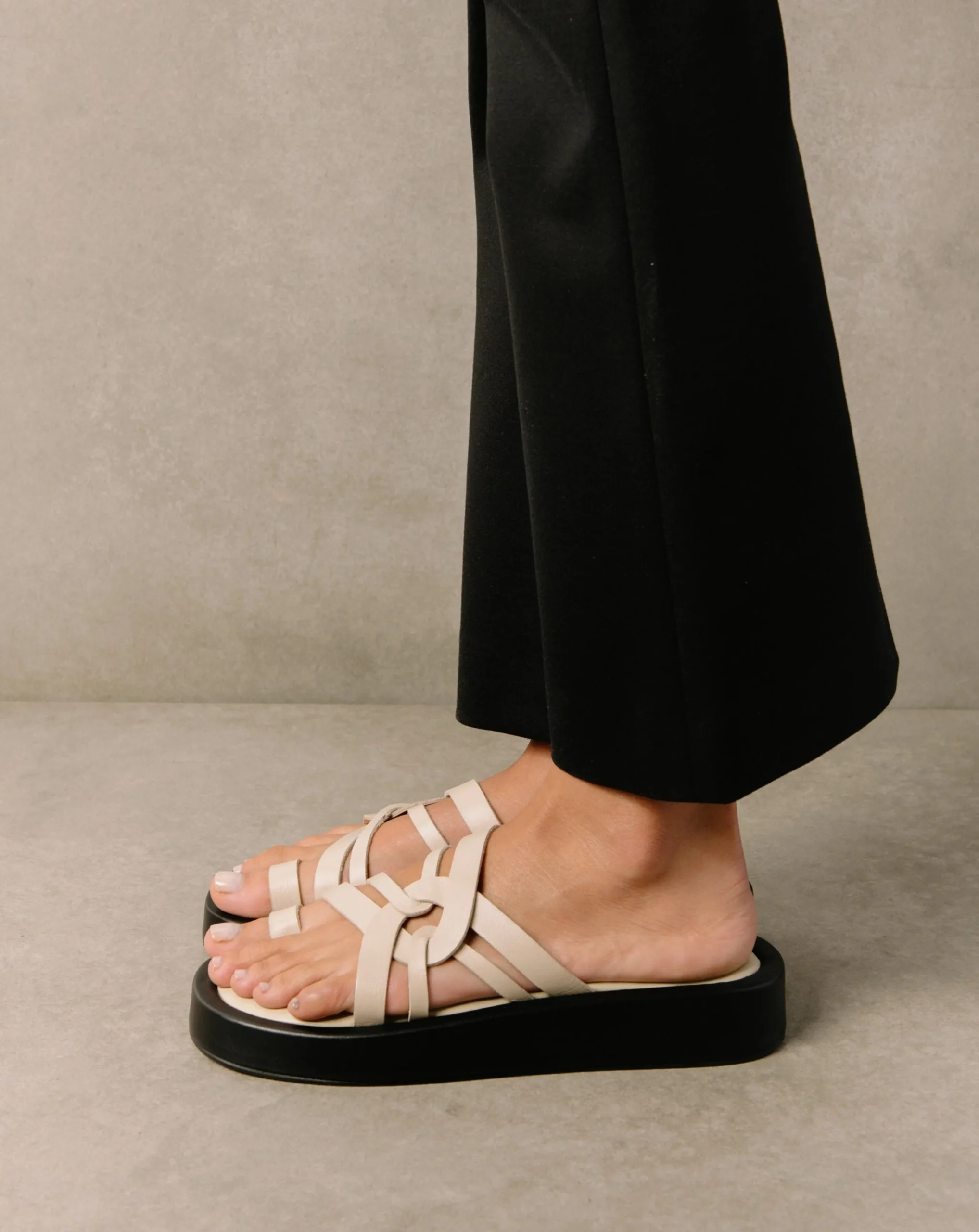 Cool - Sandalias Blancas De Piel