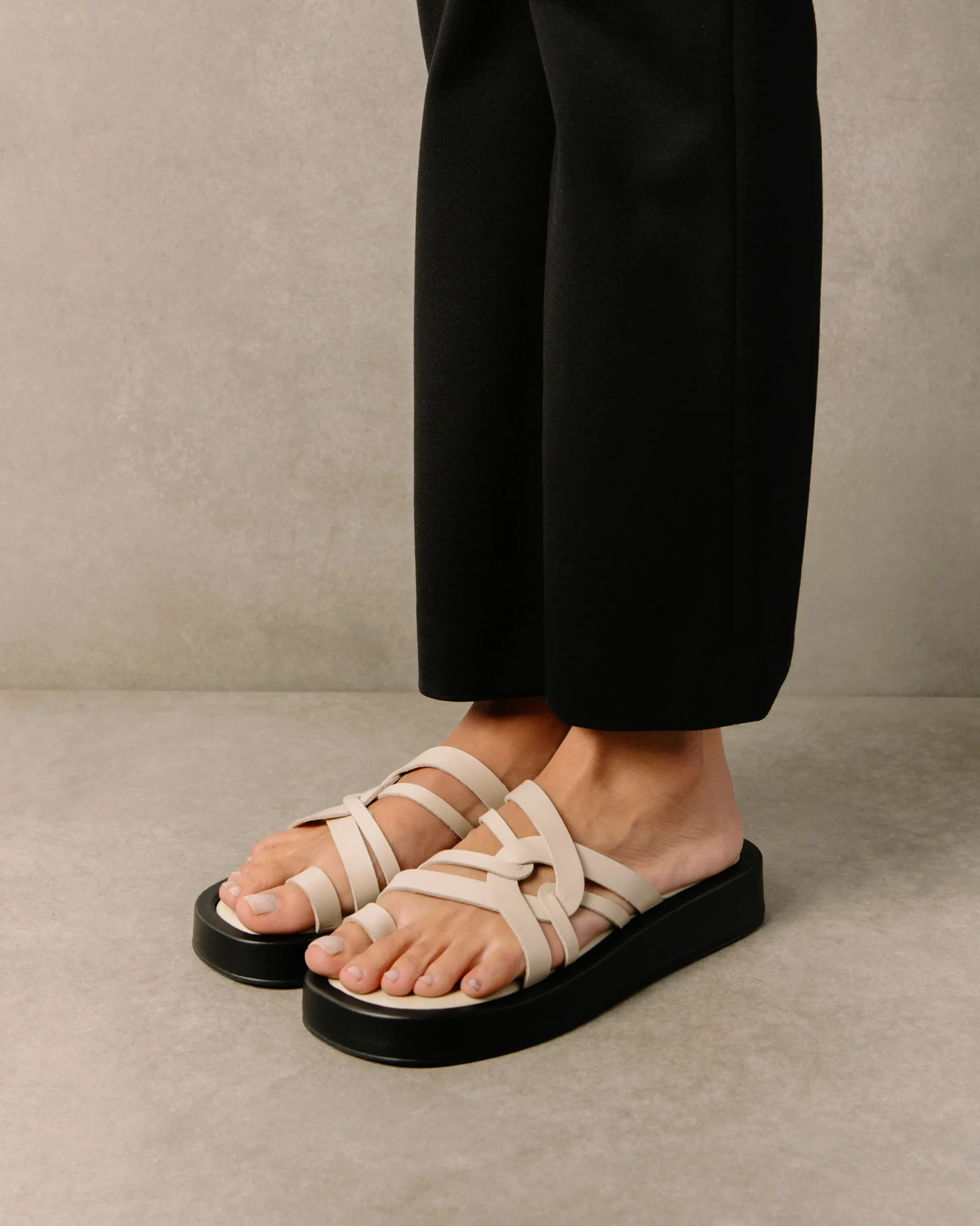 Cool - Sandalias Blancas De Piel